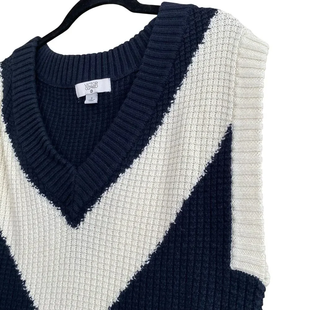 Target X Victor Glemaud Sweater Vest Cream / Black Size Small